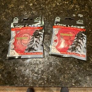 Lock Laces Elastic No-Tie‎ Shoelaces - 2  Sets